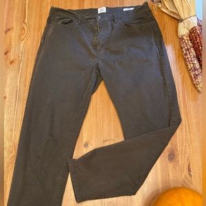 FLINT AND TINDER
365 Pant - Athletic Tapered
 in Washed Black